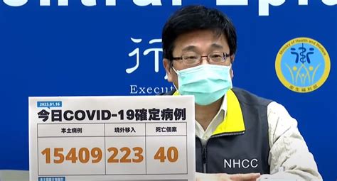 今增15409例本土 223例境外 40死
