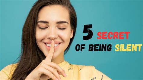 Why Silence Is Powerful 5 Secret Advantages Of Being Silent Youtube