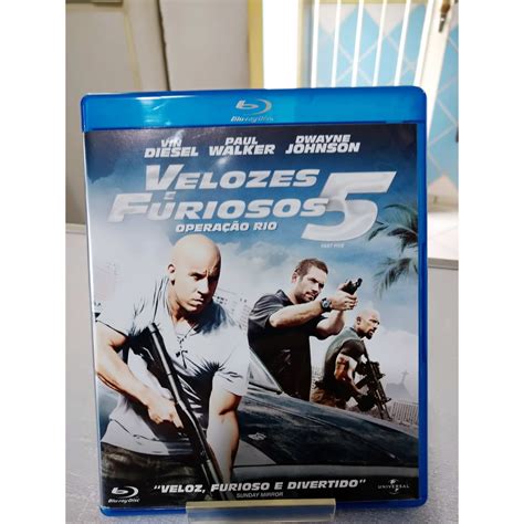 BLU RAY VELOZES E FURIOSOS 5 OPERAÇÃO RIO Shopee Brasil