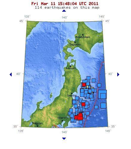 Japan Earthquake MAP: Epicenter, Most Impacted Areas From Massive Quake ...