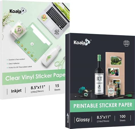 Amazon Koala Printable Clear Sticker Paper And Glossy Photo