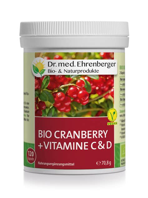 Dr Ehrenberger Bio Brusnica Vitamin C I D Kapsula