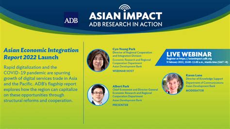 Asian Impact Webinar Asian Economic Integration Report Launch