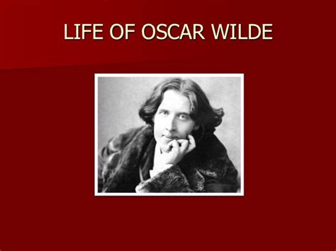 Oscar Wildes Life