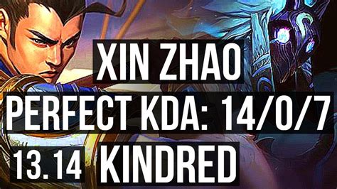 XIN ZHAO Vs KINDRED JNG 14 0 7 Legendary 6 Solo Kills 1 2M