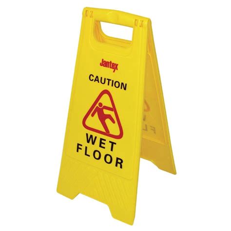 A Frame Safety Sign Caution Wet Floor