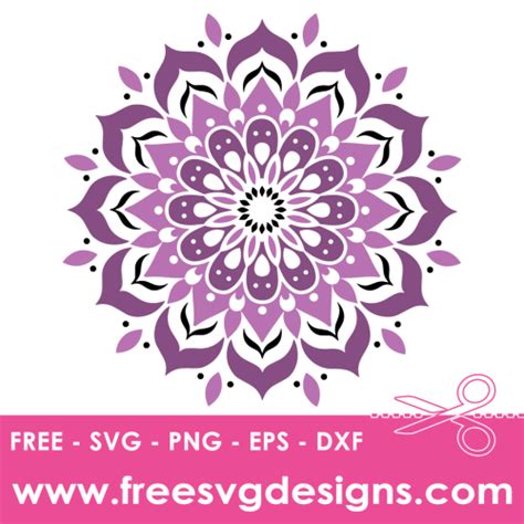 Mandala Free SVG Cut Files | freesvgdesigns.com