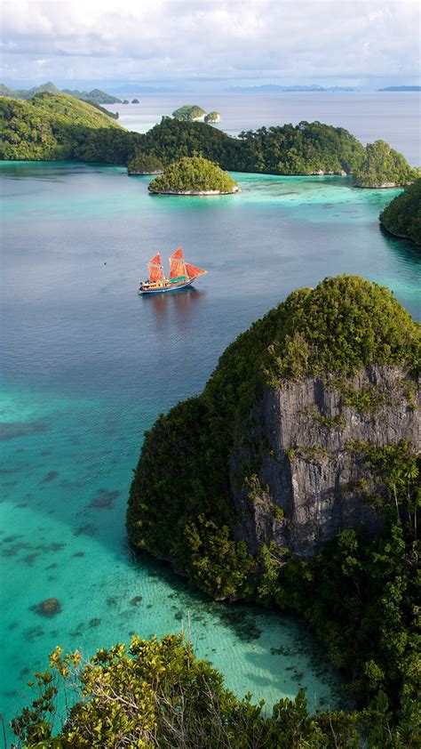 View Of Pulau Wayag Islands In Raja Ampat Islands Of Indonesia