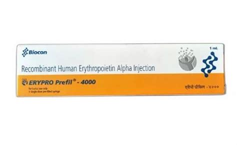 Biocon Erypro Prefil Injection Prescription At Rs Box In