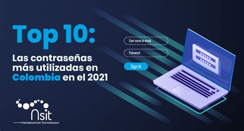 Top 10 Contraseñas Más Usadas En Colombia En El 2021 Nsit