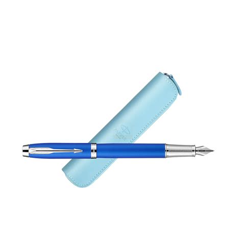 Stylo Plume Parker Im Core Plus Bleu Ct Avec Convertisseur Et Tui