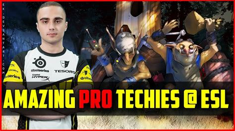 Secret Kuroky Amazing Pro Techies Vs Fnatic Esl One Dota Gameplay