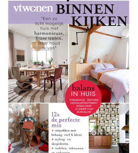 Tijdschrift VT Wonen Binnenkijker 121 December 2021 Pers Wereld