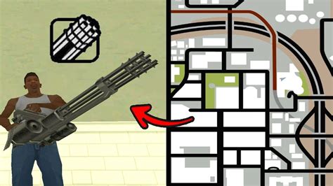 Gta San Andreas Minigun Location Secret Location Youtube