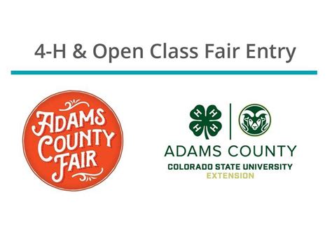 Adams County Fair Fairentry