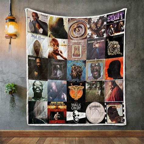 Isaac Hayes Album Covers Quilt Blanket Dreamrooma