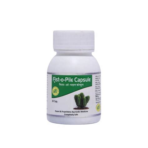 Fist O Pile Capsules Capsules At Rs Herbal Piles Capsules