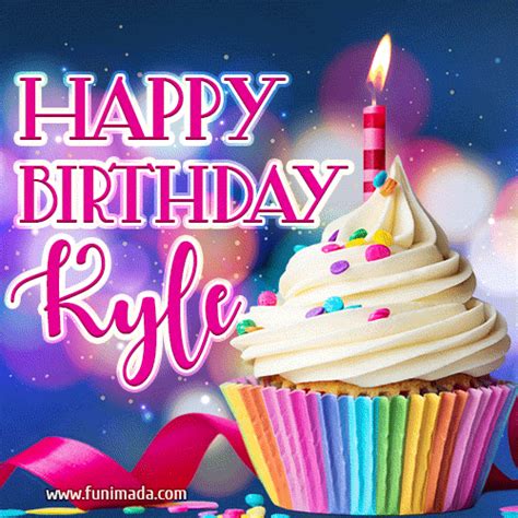 Happy Birthday Kyle - Lovely Animated GIF | Funimada.com