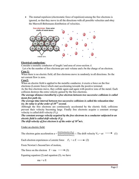 Solution Free Electron Theory Of Metals Studypool