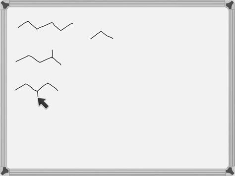 SOLVED Draw The Five Constitutional Isomers Having Molecular Formula C6H14