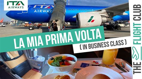 La Mia Prima Volta In Business Class Di Ita Airways Coccolato A Bordo