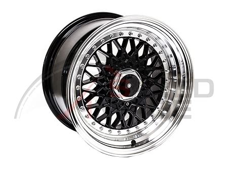 BB USA BBS RS Style Wheels 15x8 20 4x100 67 1 Hub Black Set Of