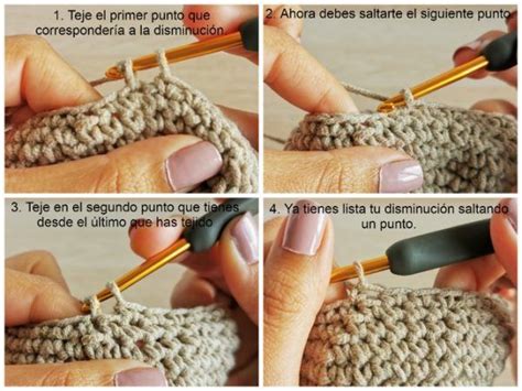 Disminuciones De Punto Bajo En Crochet Tejamos Sonrisas