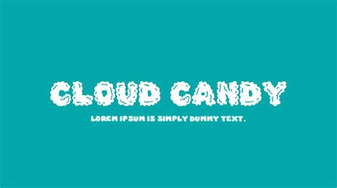 Cloud Candy Font : Download Free for Desktop & Webfont