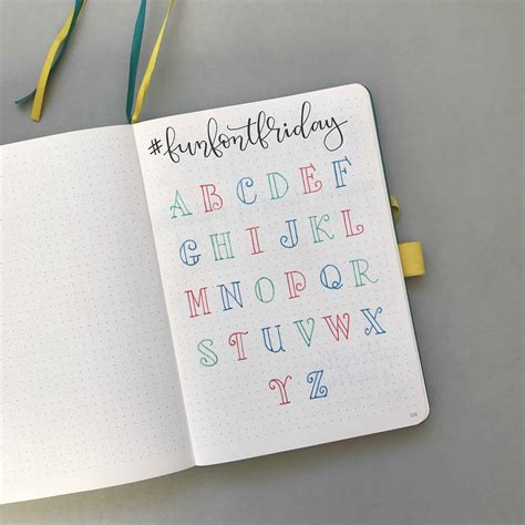 Hand Lettering Fonts Alphabet