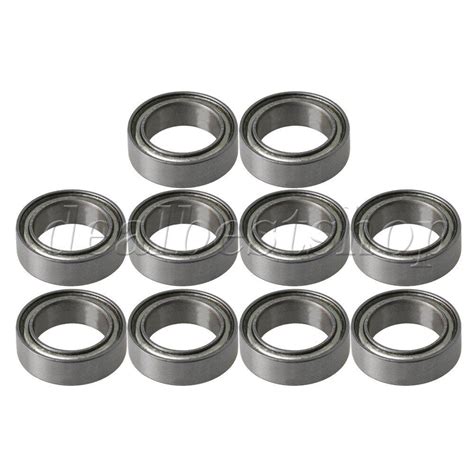 10pcs 8x12x3 5mm MR128ZZ Metal Micro Miniature Ball Bearing Bearings EBay