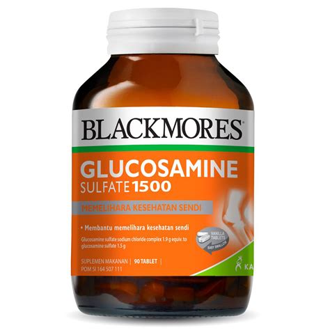 Jual Blackmores Glucosamine Sulfate 1500 90 Tablets HBHoz