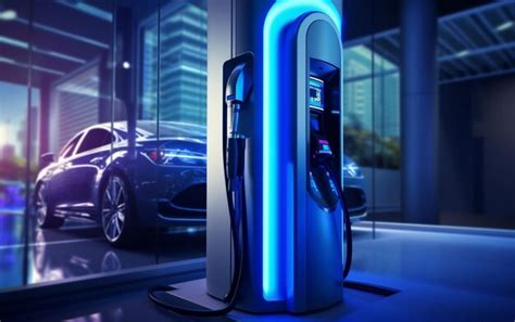 Premium Ai Image Rapid Electric Vehicle Charging Station