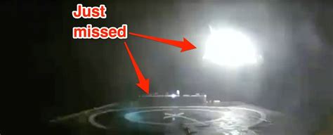 Video Shows The Moment SpaceX Just Misses Landing After 'Most Difficult ...