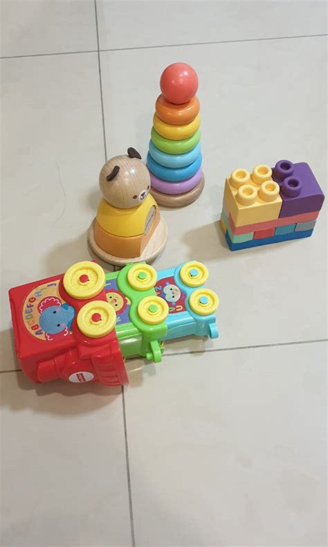 Pre-loved Stacking toys, Babies & Kids, Infant Playtime on Carousell