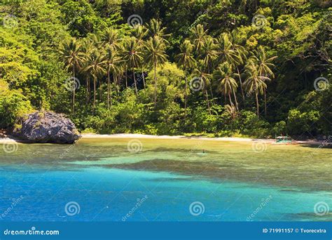 Landscape Of El Nido Palawan Island Philippines Stock Image Image