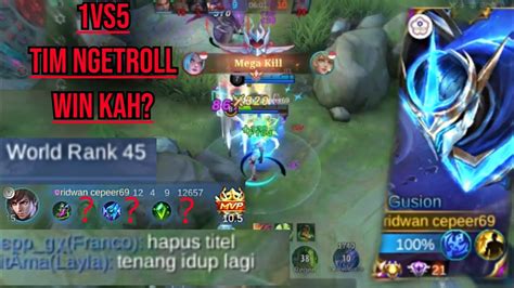 Review Skin Legend Gs Di Troll Cara Atasi Tim Trol Pake Build Ini