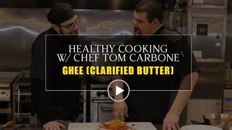 How To Make Ghee Healthy Cooking With Chef Tom At Brookdale Premier