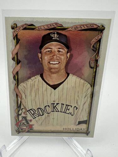 Matt Holiday Topps Allen Ginter Hot Box Foil Ebay