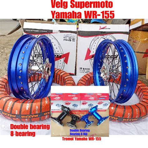 Jual Paketan Velg Pelek Supermoto WR155 Yamaha WR 155 Ring 17 Lebar