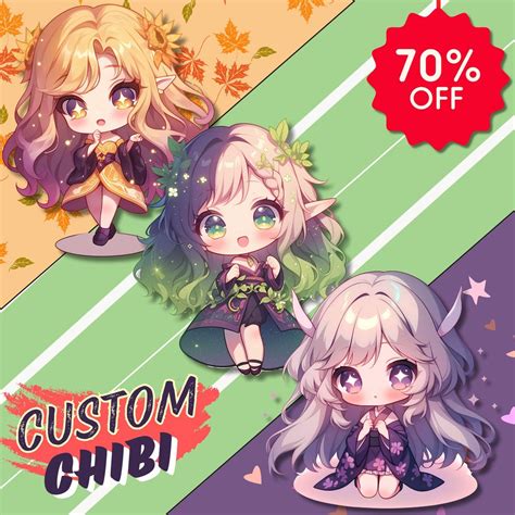 custom chibi character custom chibi chibi art custom chibi commision
