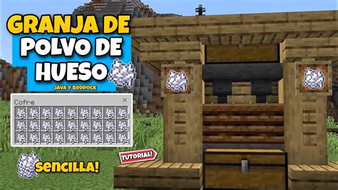 C Mo Hacer Una Granja De Polvo De Hueso En Minecraft Youtube