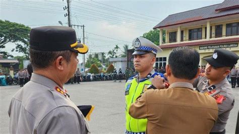 Kapolres Langsa Pimpin Apel Gelar Pasukan Operasi Ketupat Seulawah