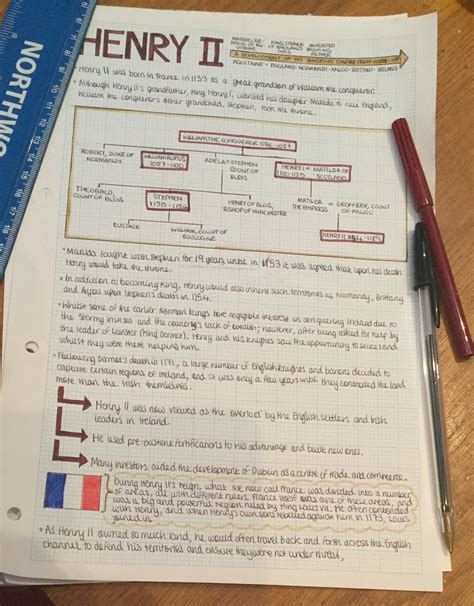 Gcse Aqa History Revision Notes A Norman Kingdom Henry Iis Angevin