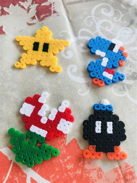 Hama Beads Mario Bros Hama Beads Mario Perler Bead Mario Diy Perler