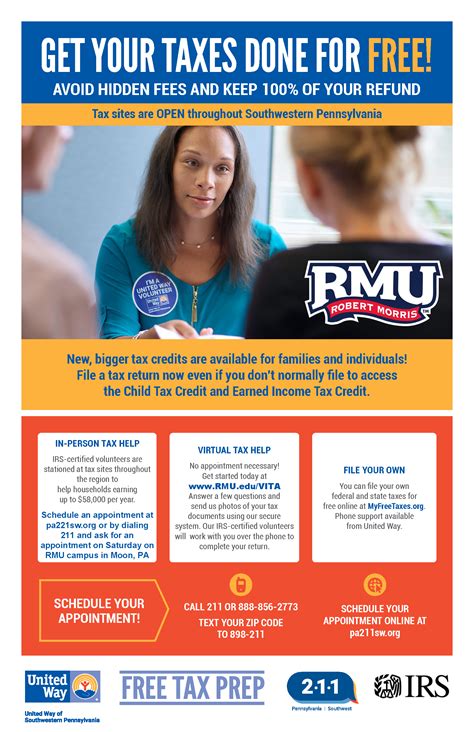 Free Tax Services | Robert Morris University