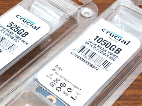 3d Nand採用ssd Crucial Mx300 M2モデルに1tbモデル「ct1050mx300ssd4」を含む追加ラインナップ登場