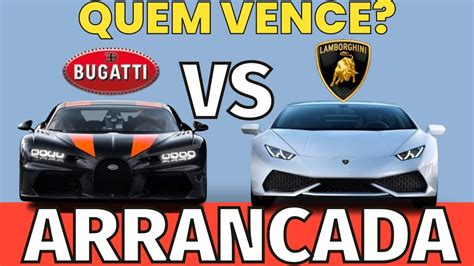 Corrida Alucinante Quem Vence Bugatti Vs Lamborghini Tunado Vs Wrx