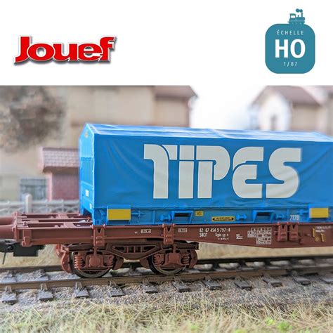 Wagon Multimodal S Conteneurs Tipes Sncf Ep V Ho Jouef Hj