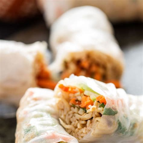 Pad Thai Spring Rolls Easy Peasy Meals