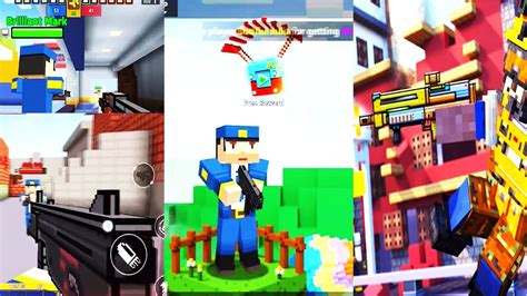 Cops N Robbers 3D Pixel Craft Gun Shooting Games YouTube